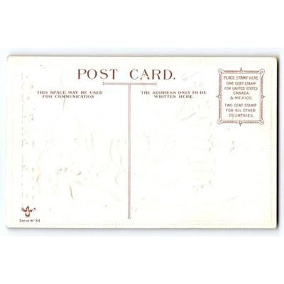 1910s Signed Clare Victor Dwiggins Fortune Teller Artist Postcard - Picture 2 of 2